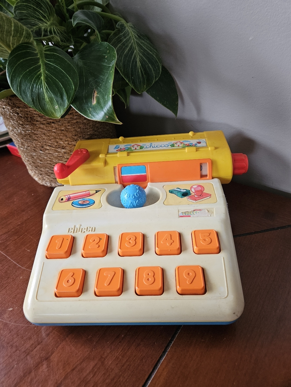 1980s Chicco Vintage Kids Typewriter